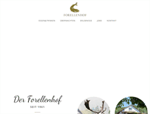 Tablet Screenshot of forellenhof-handthal.de